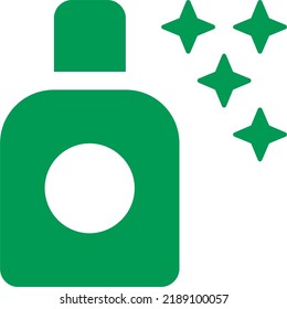 An air freshener logo in a vector