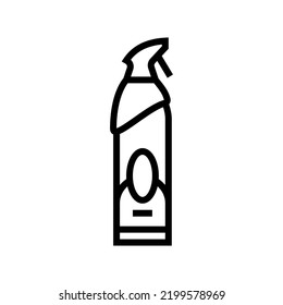 air freshener perfume line icon vector. air freshener perfume sign. isolated contour symbol black illustration