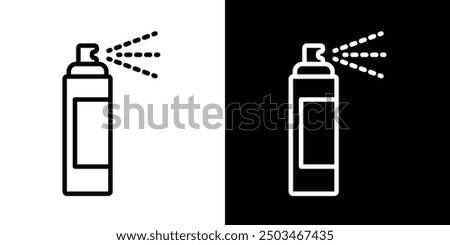 Air freshener thin line vector icon set.