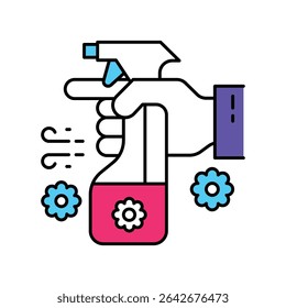 Air Freshener Vector Filled outline illustration style icon. EPS 10 file 