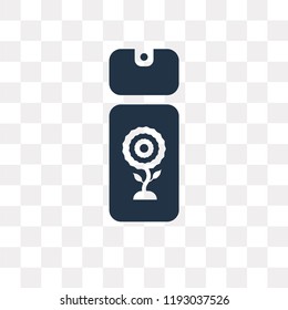 Air freshener vector icon isolated on transparent background, Air freshener transparency concept can be used web and mobile