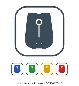 Air fryer Icon Isolated on White Background.vector illustration icon