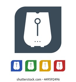 Air fryer Icon Isolated on White Background.vector illustration icon