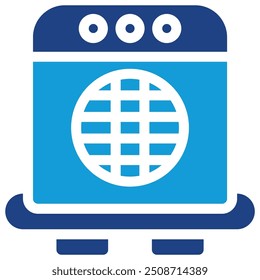 air heater icon vector illustration concept for renewable energy icons symbol background