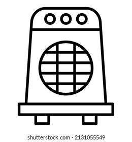 Imagen vectorial del icono del calentador de aire. También se puede usar para aplicaciones web, aplicaciones móviles y medios impresos.