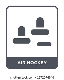 air hockey icon vector on white background, air hockey trendy filled icons from Entertainment and arcade collection, air hockey simple element illustration