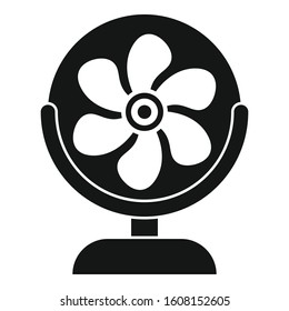 Air home fan icon. Simple illustration of air home fan vector icon for web design isolated on white background