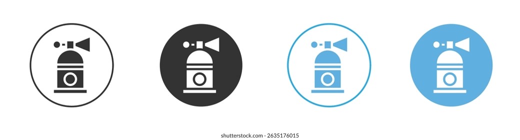 Air horn icon Editable flat style, illustration icons