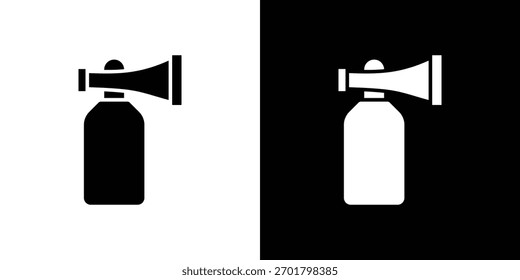 Icono de la bocina de aire, estilo plano simple. para diseños de ui o ux