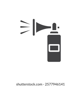 Air horn icon Simple thin line flat symbol