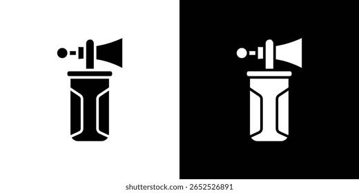 Air horn icon symbol collection. Flat vector stock illustration.