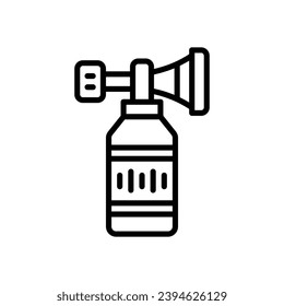 air horn icon. vector line icon for your website, mobile, presentation, and logo design.