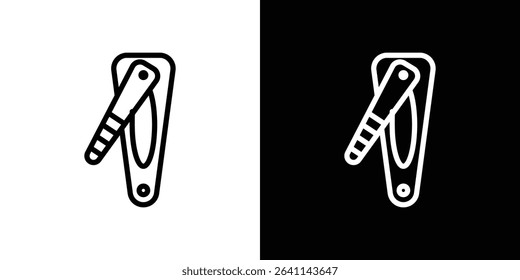 Air horn icon vector simple element illustration editable