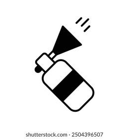 air horn icon with white background vector stock illustration