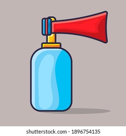 air horn  isolated cartoon vector illustration in flat style