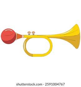 Air Horn Isolated on White