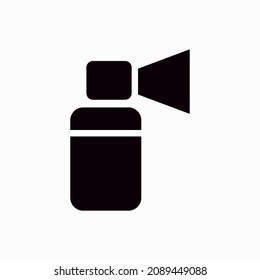 icono vectorial de la bomba de bocina de aire, soud, megáfono, símbolo de difusión. Ilustración vectorial plana moderna y simple para sitio web o aplicación móvil