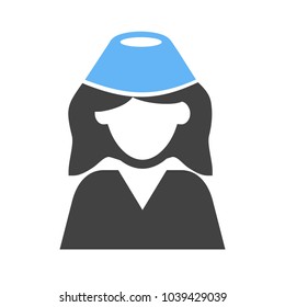 Air Hostess Icon
