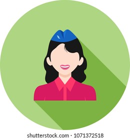 Air Hostess Icon