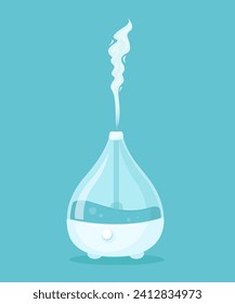 Air Humidifier Device Illustration Vector