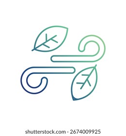 Icono de aire con fondo blanco Vector ilustración de stock