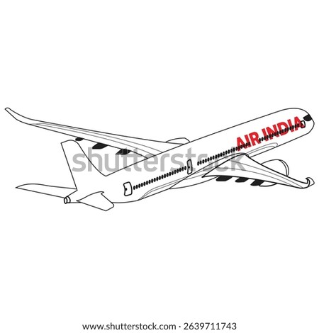 air india logo vector illustration