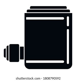 Air jack-screw icon. Simple illustration of air jack-screw vector icon for web design isolated on white background