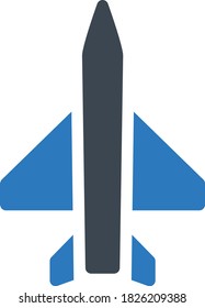 air jet vector glyph color icon 