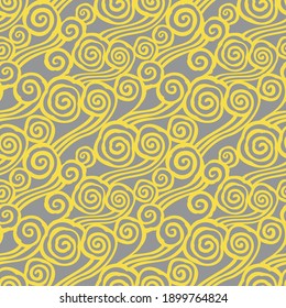 Air jets of wind. The concept of the wind in the middle for fabric or your design. Vector.