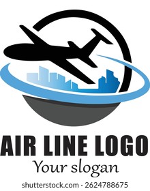 Air Line Transport Logo vector file 