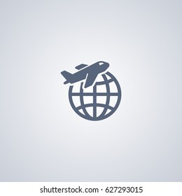 Air Logistics Icon, Plane icon