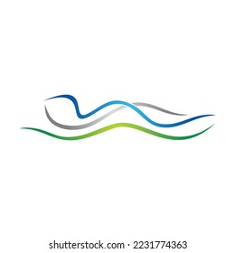 plantilla de icono del logotipo de aire 4
