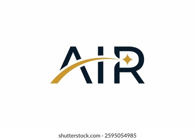 AIR logo design vector template.