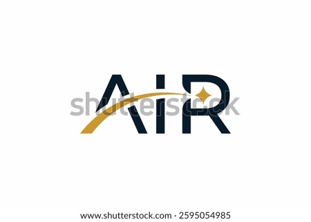 AIR logo design vector template.