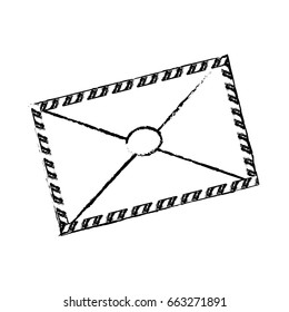 air mail envelope postal stamp letter symbol