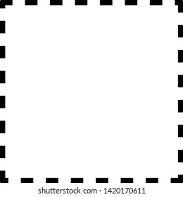 
Air mail, frame with black rim vector on a white background