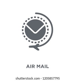 Air mail icon. Air mail design concept from Delivery and logistic collection. Simple element vector illustration on white background.