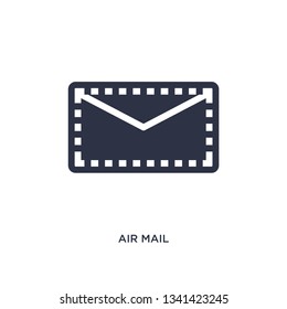 air mail isolated icon. Simple element illustration from delivery and logistic concept. air mail editable logo symbol design on white background. Can be use for web and mobile.
