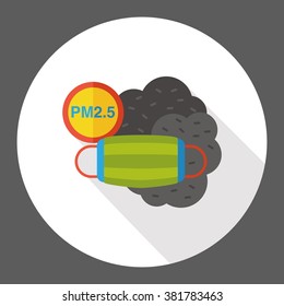air masks flat icon