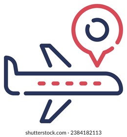 Air Navigation Icon Illustration, for UIUX, Infographic, etc