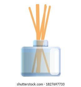 Air oil diffuser icon. Cartoon of air oil diffuser vector icon for web design isolated on white background