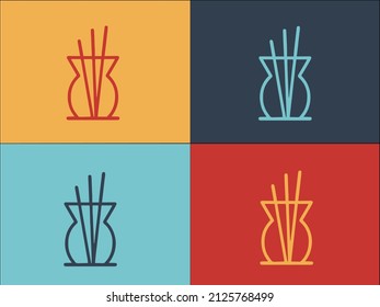 Air Oil Diffuser Logo Template, Simple Flat Icon Of aromatic,aromatherapy,aroma