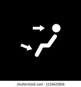 Air outlet avto vector icon