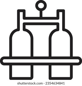 Air Oxygen Scuba Outline Icon