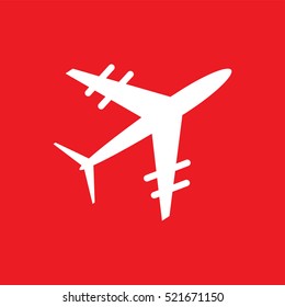 air plane aircraft Icon Vector Illustration