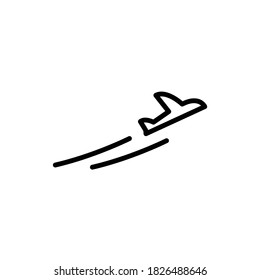  Air plane icon in eps 8