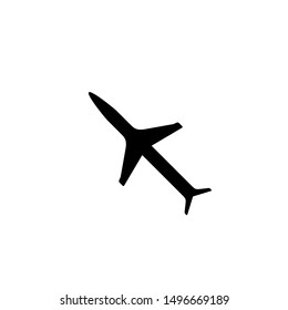 Air plane icon. Fly transport sign