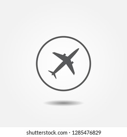 Air plane icon. Vector eps 10