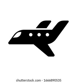 Air plane icon vector glyph style