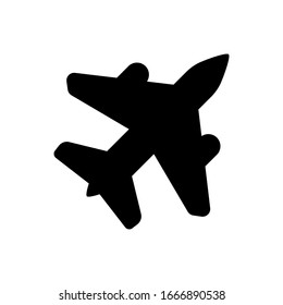 Air plane icon vector glyph style